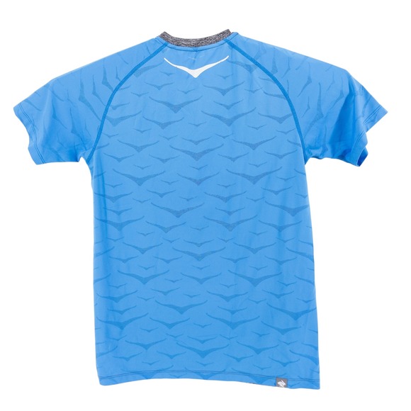 Rabbit Running x Hoka One One Short Sleeve Shirt Athletic Unisex Small Blue Gray - Picture 5 of 9